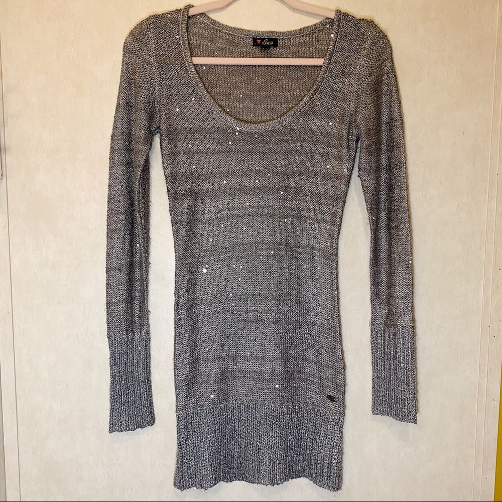 Guess sparkle long sweater/dress. Size M